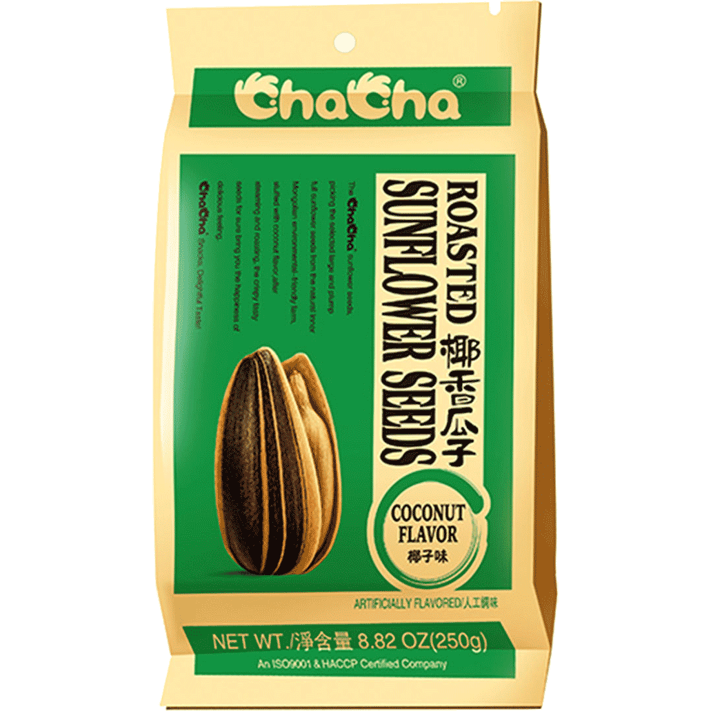ChaCha Roasted Sunflower Seeds Coconut Flavor SouthEATS