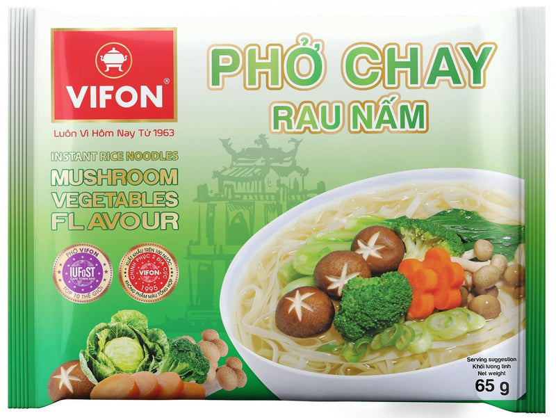 Vifon Instant Rice Noodles Mushroom Vegetables Flavour