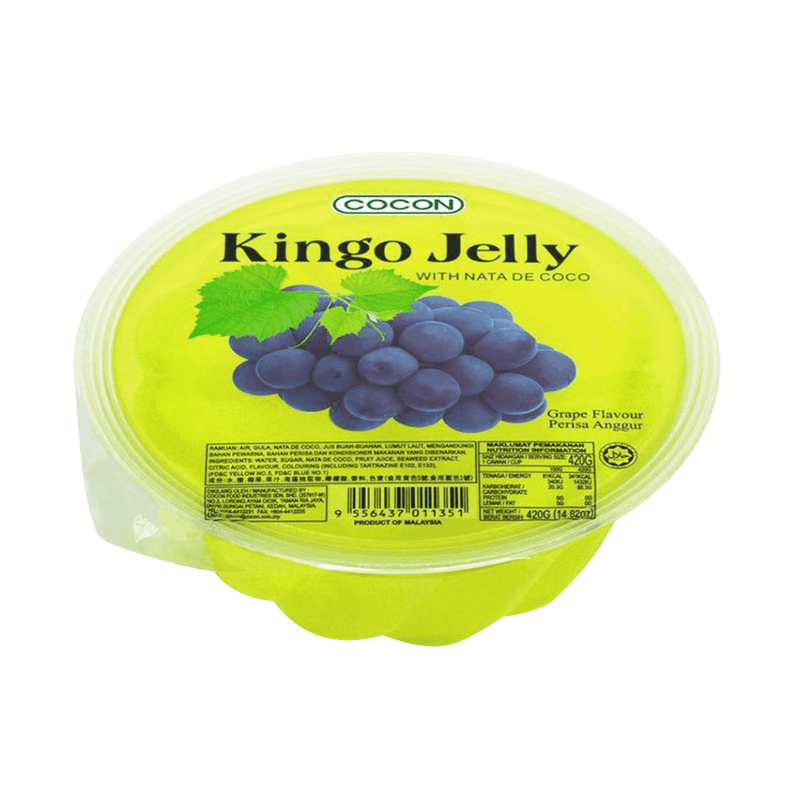 Cocon Kingo Jelly Grape Flavor with Nata De Coco