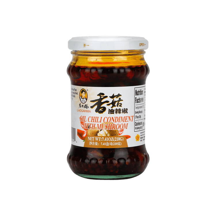 Laoganma Oil Chili Condiment with Mushroom