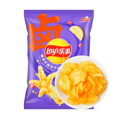 Lay's Hot & Sour Lemon Braised Chicken Feet Flavor