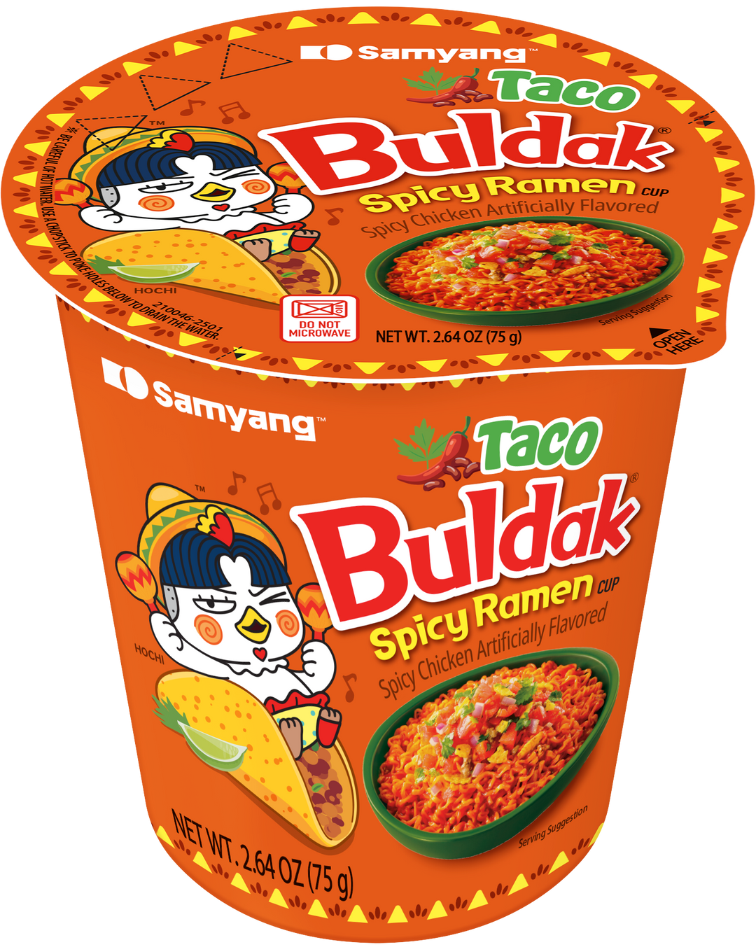 Samyang Buldak Spicy Chicken Ramen Taco Flavor