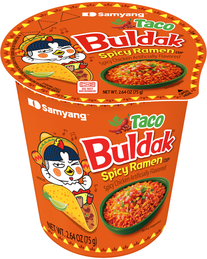 Samyang Buldak Spicy Chicken Ramen Taco Flavor