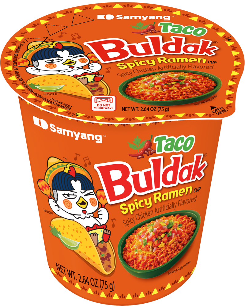 Samyang Buldak Spicy Chicken Ramen Taco Flavor