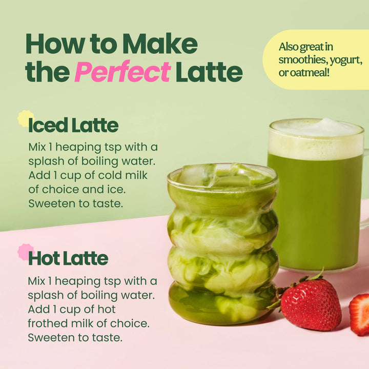 Blume Strawberry Matcha with Collagen