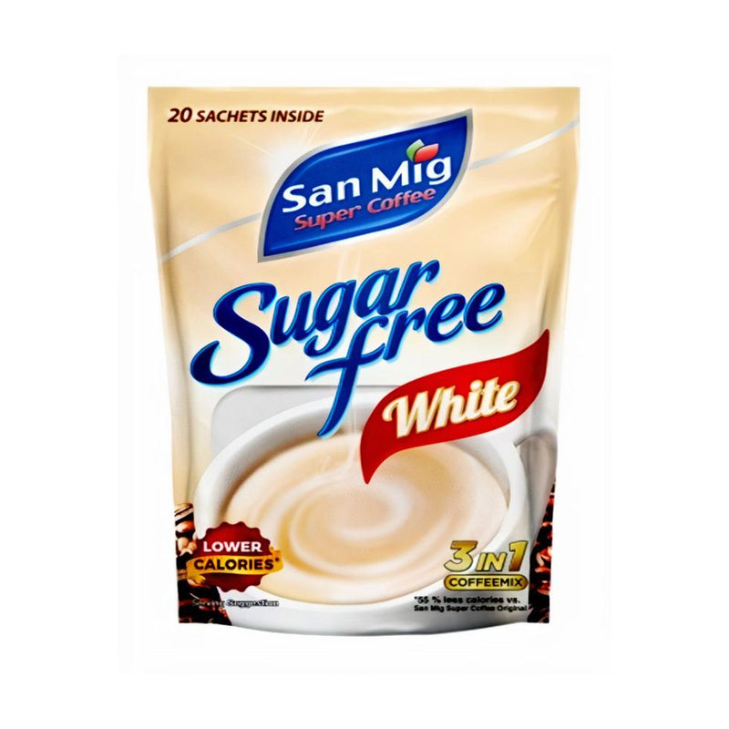 San Mig Sugar Free 3 In 1 Coffee Mix White