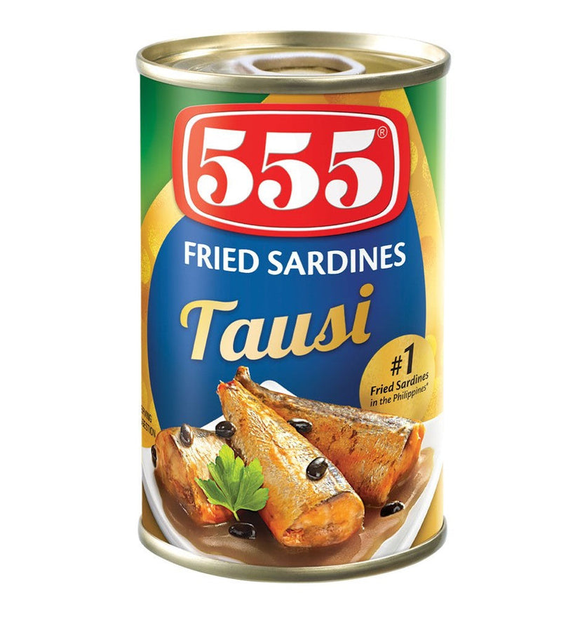 555 Fried Sardines in Tausi (Black Beans)