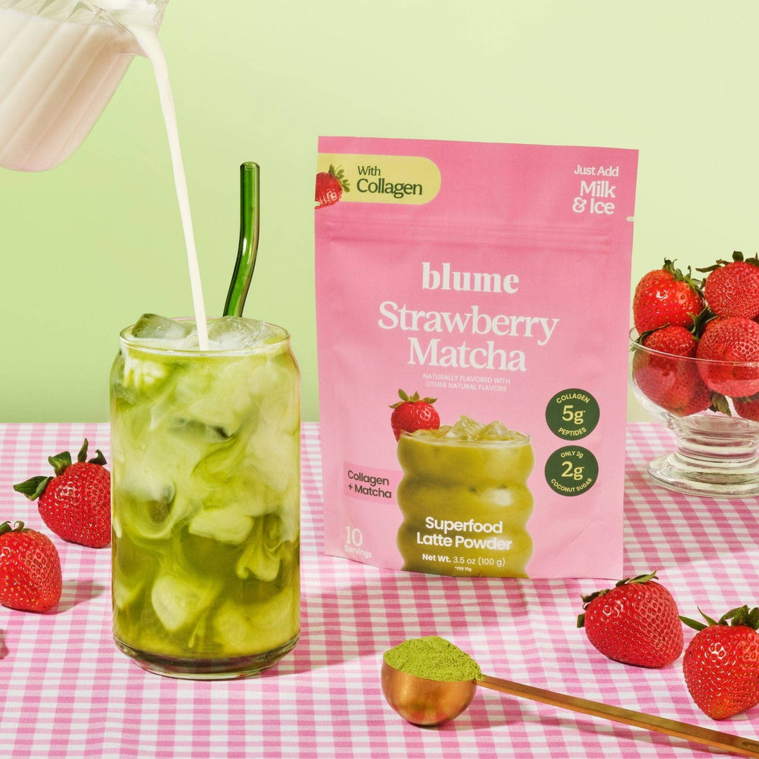 Blume Strawberry Matcha with Collagen