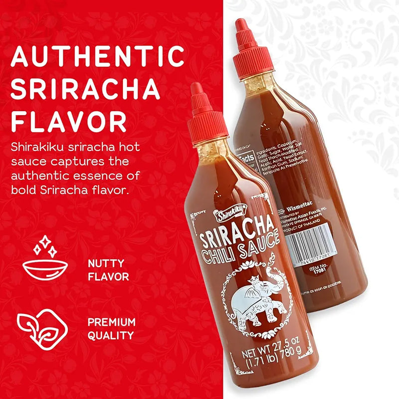 Shirakiku Brand Sriracha Chili Sauce