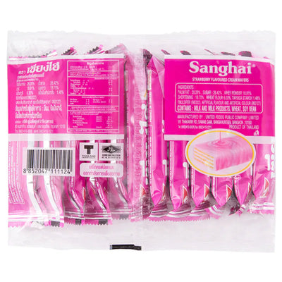 Sanghai Strawberry Flavoured Cream Wafers