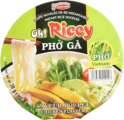 Acecook Oh! Ricey Pho Noodles Chicken Flavor