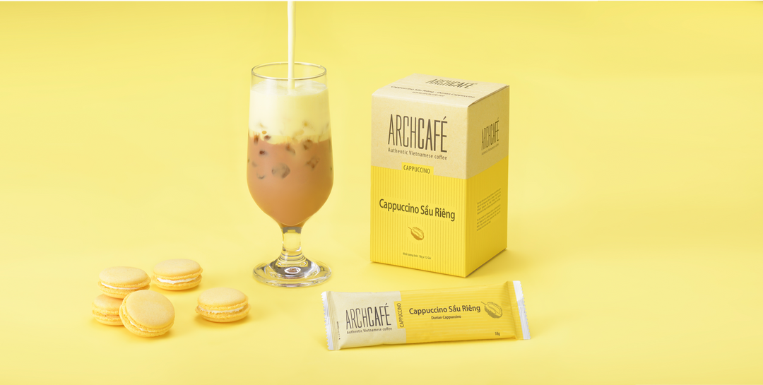 Archcafé Authentic Vietnamese Durian Cappuccino Coffee