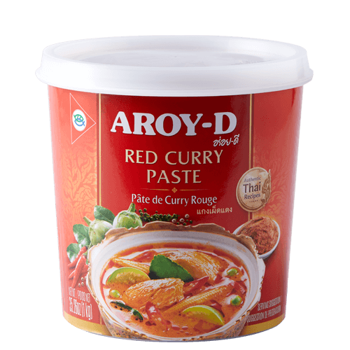 Aroy-D Red Curry Paste 1 kg tub, Thai Cuisines 