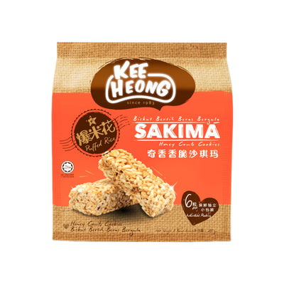 Kee Heong Sakima Honey Comb Cookies Puffed Rice Flavor