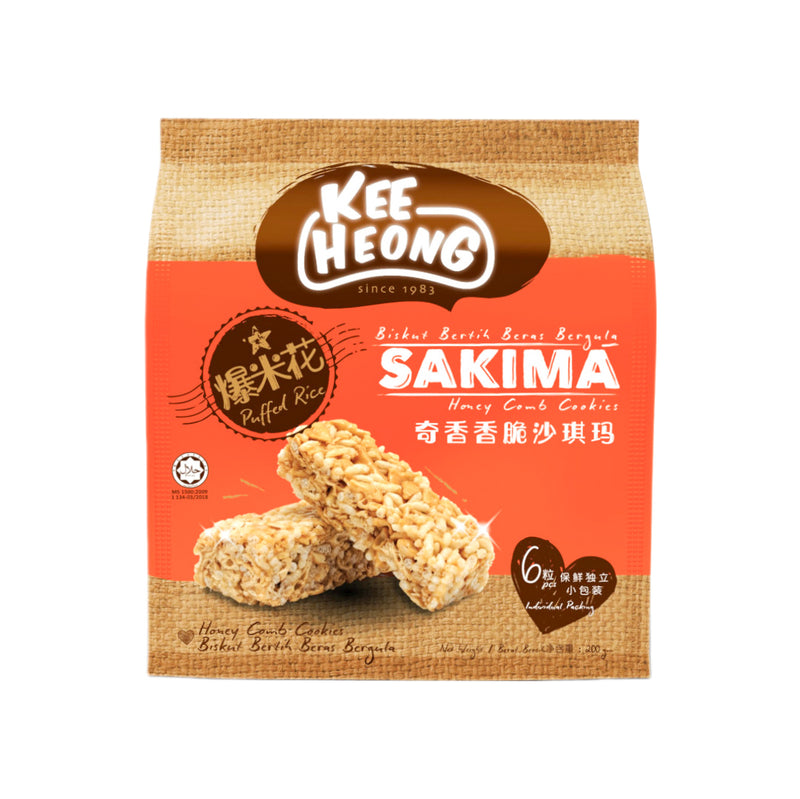Kee Heong Sakima Honey Comb Cookies Puffed Rice Flavor