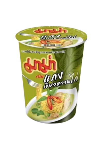 Mama Authentic Thai Taste Oriental Style Instant Noodles Green Curry Flavor