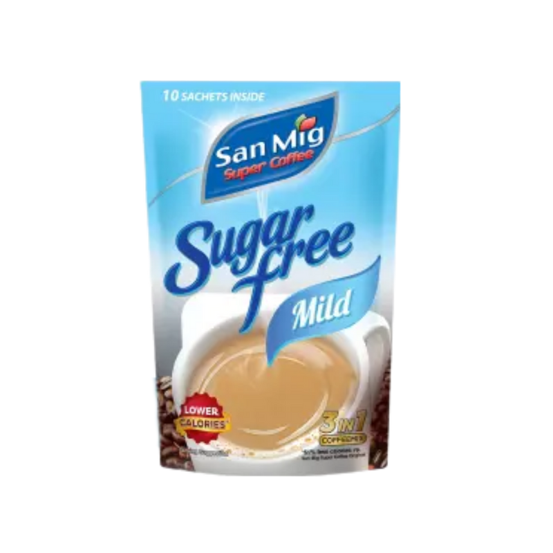 San Mig Sugar Free 3 In 1 Coffee Mix Mild
