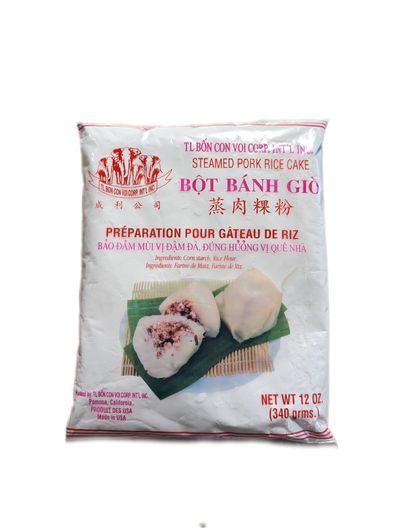 TL Bon Con Voi Corp Bot Banh Gio Steamed Pork Rice Cake | SouthEATS