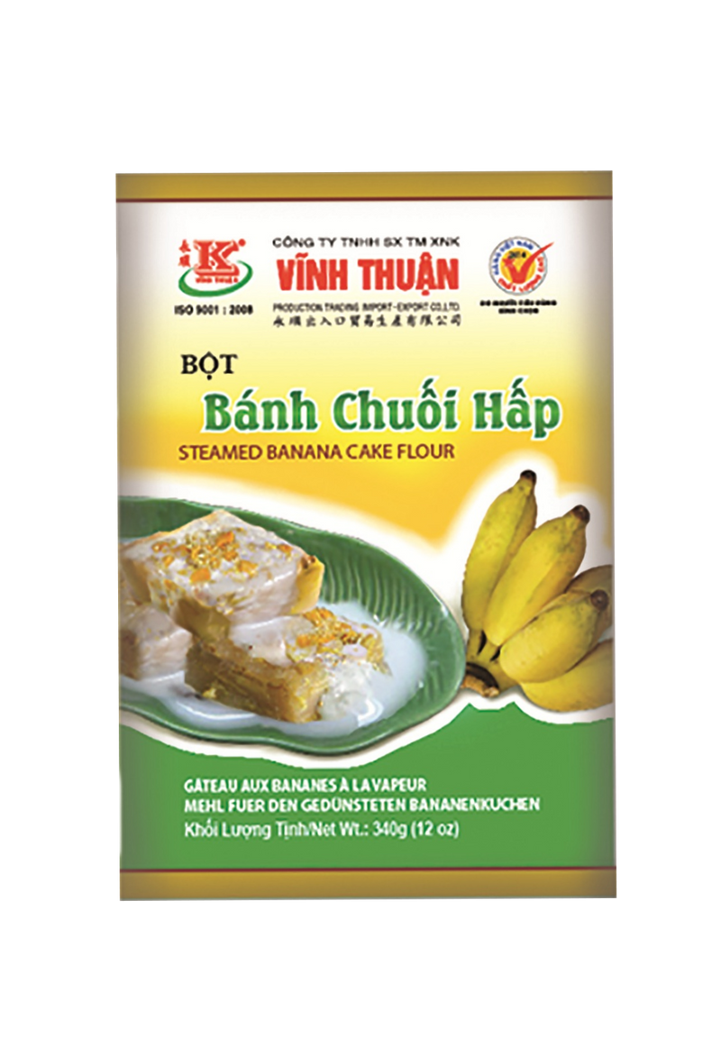 Vinh Thuan Bot Banh Chuoi Hap Steamed Banana Cake Flour