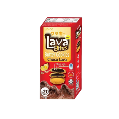 Unico Lava Bites Butter Cookies Choco Lava