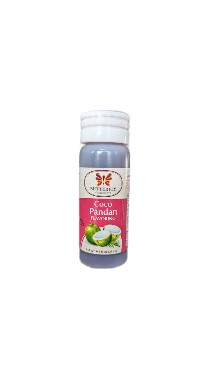 Butterfly Coco Pandan Flavouring, 0.8 fl oz, Indonesian Cuisine 