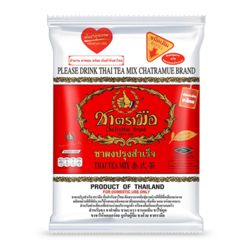 Cha Tra Mue Red Tea Powder Vanilla Flavor Thai Tea Mix 