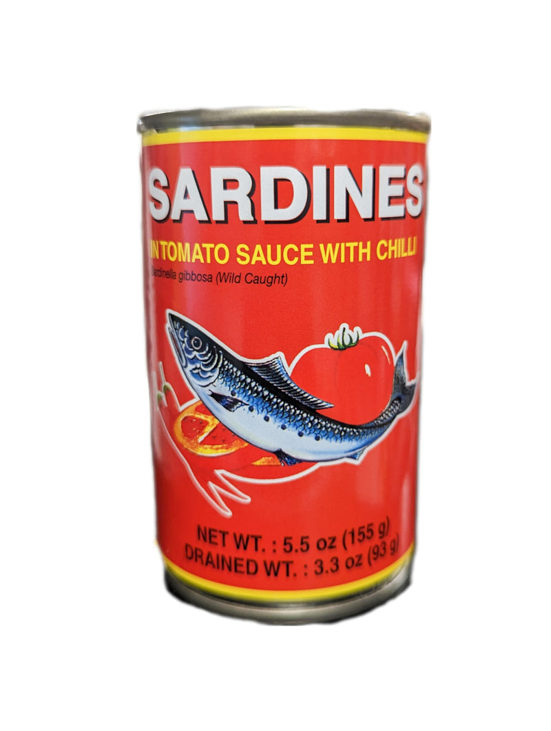 Cock Brand Sardines in Tomato Sauce with Chili 