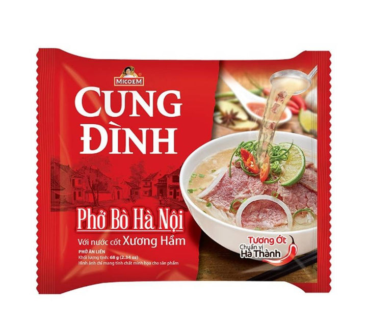 Micoem Cung Dinh Pho Bo Ha Noi Beef Flavor Instant Rice Noodle