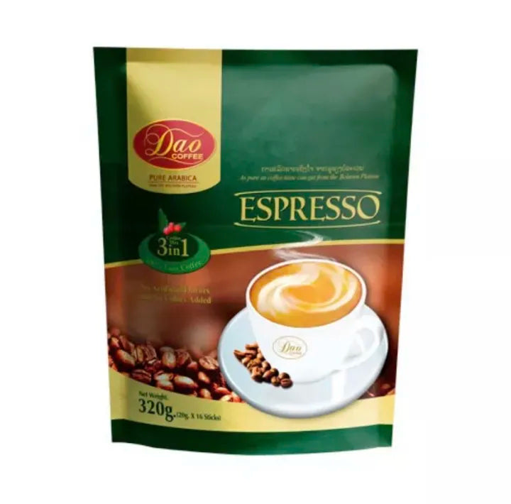 Dao Coffee 3 in 1 Espresso, Lao Coffee 320 grams