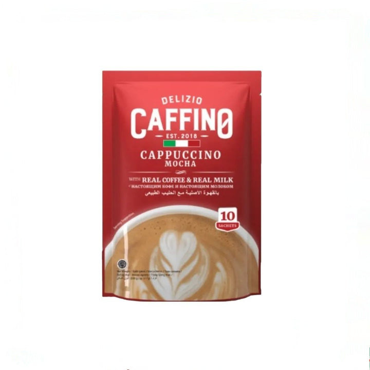 Delizio Caffino 3 in 1 Mocha Coffee Latte Instant Coffee, Indonesian 