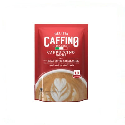 Delizio Caffino 3 in 1 Mocha Coffee Latte Instant Coffee, Indonesian 