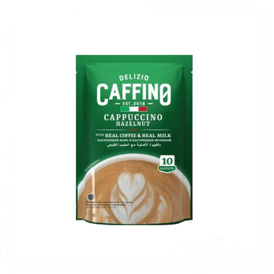 Delizio Caffino 3 in 1 Hazelnut Coffee Latte Less Sugar Instant Coffee