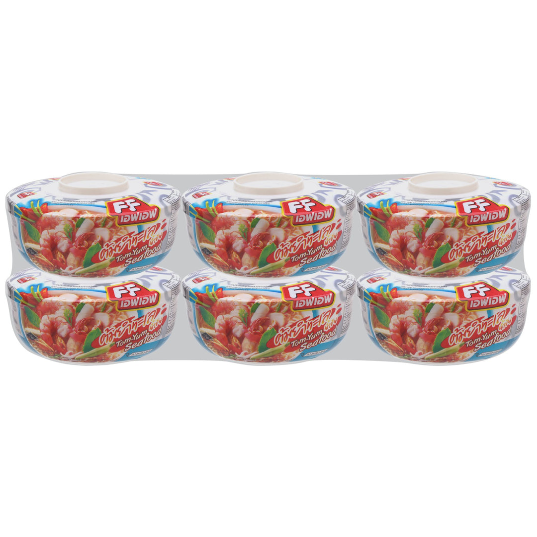 Six packages FF Tom Yum Seafood Flavoured Instant Noodles