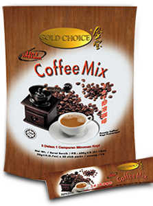 Gold Choice 3 in 1 Coffee Mix, Malaysian