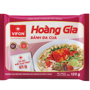 Vifon Hoàng Gia Instant Brown Rice Noodles with Crab Bánh Đa Cua | SouthEATS