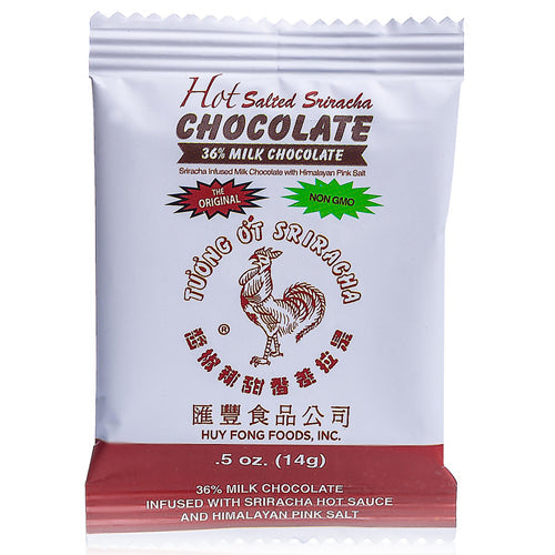 Huy Fong Hot Salted Sriracha 36% Milk Chocolate Bar