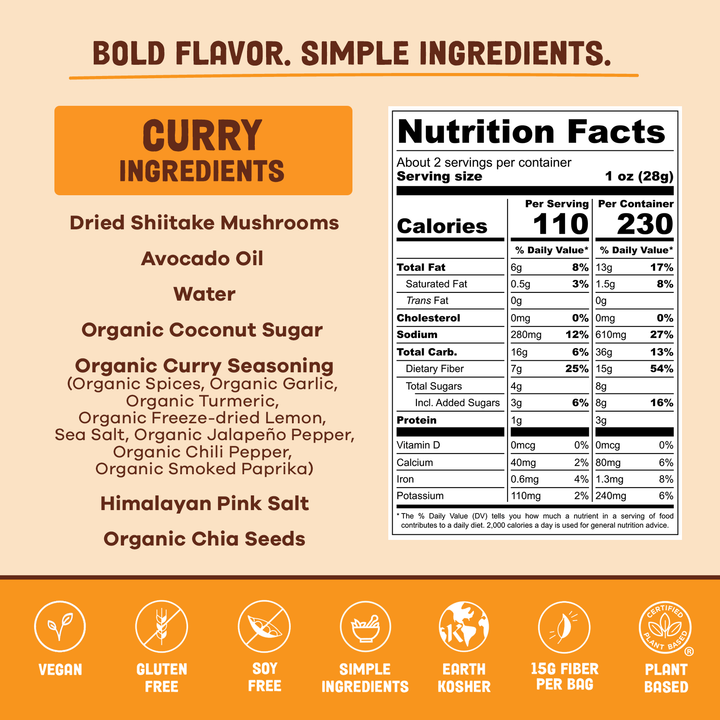 Pan's Mushroom Jerky Curry Flavor