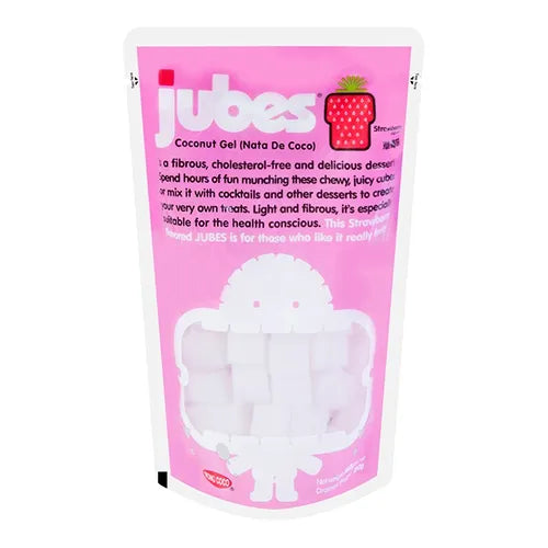 Jubes Coconut Gel Nata De Coco Strawberry Flavor