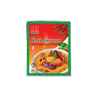 A1 Perencah Kari Sayuran Instant Vegetarian Curry Paste