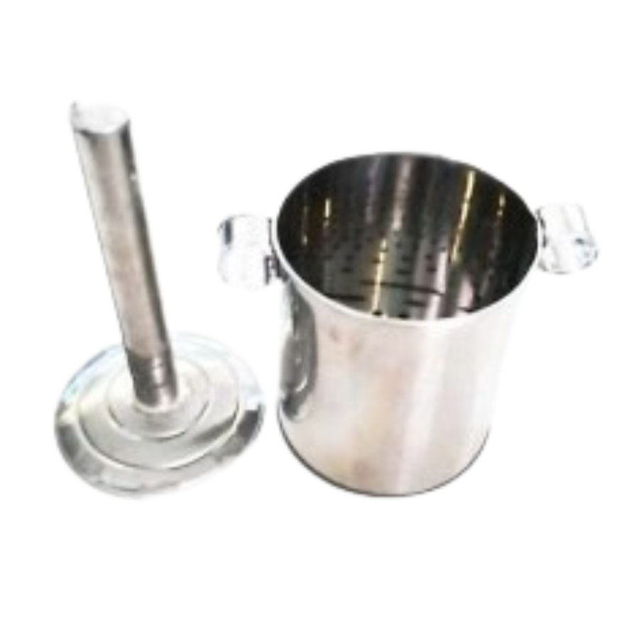 Stainless steel Khao Lod Chong (Cendol) Dessert Maker on a white background