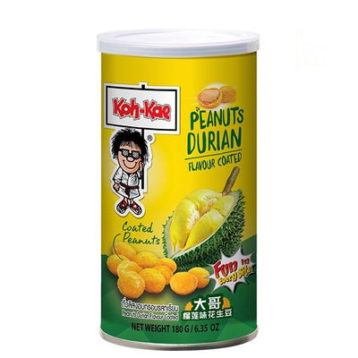 Koh-Kae Peanuts Durian Flavor Coated Peanuts | SouthEATS