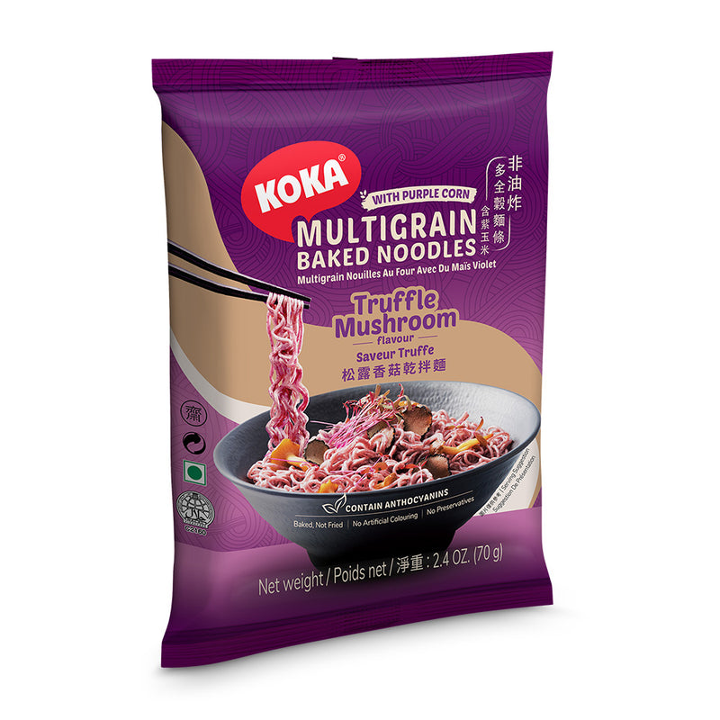 Koka Multigrain Baked Noodles Truffle Mushroom Flavour
