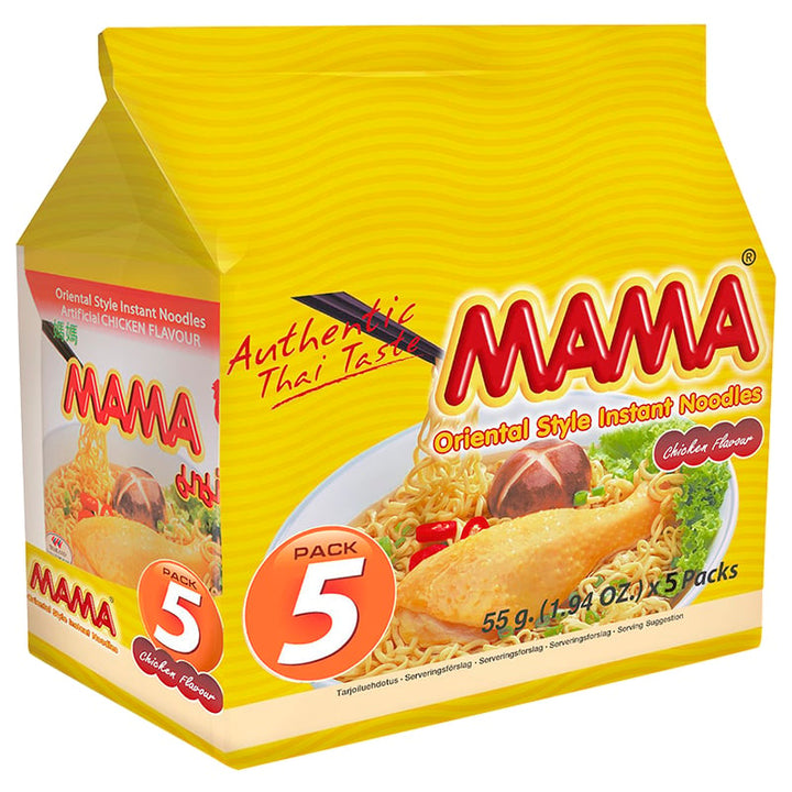 Mama Instant Noodles Artificial Chicken Flavor