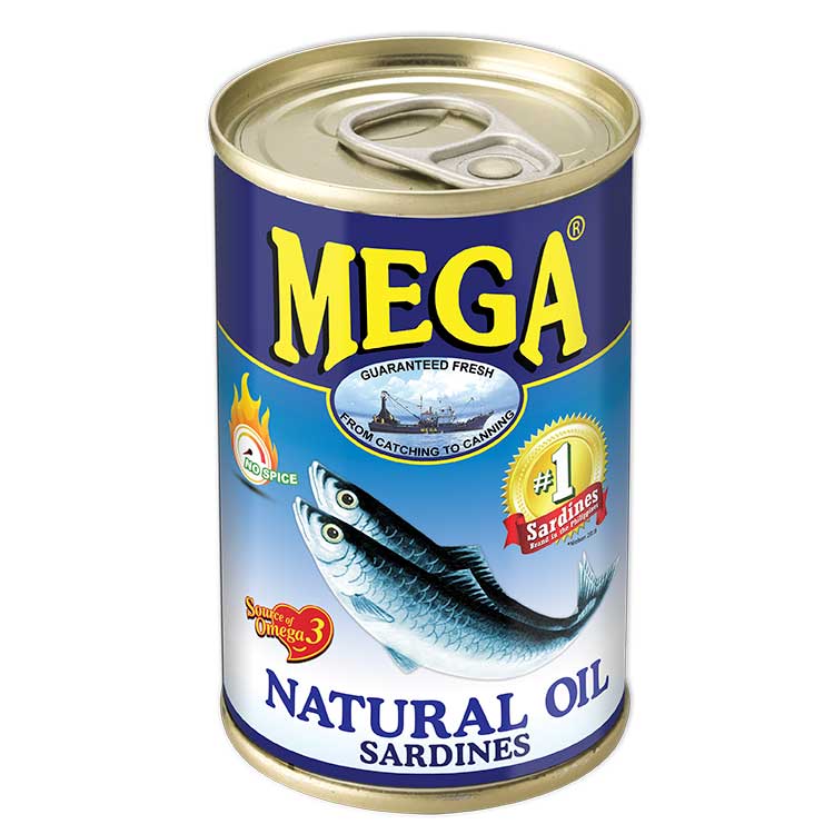 Mega Sardines in Natural Oil