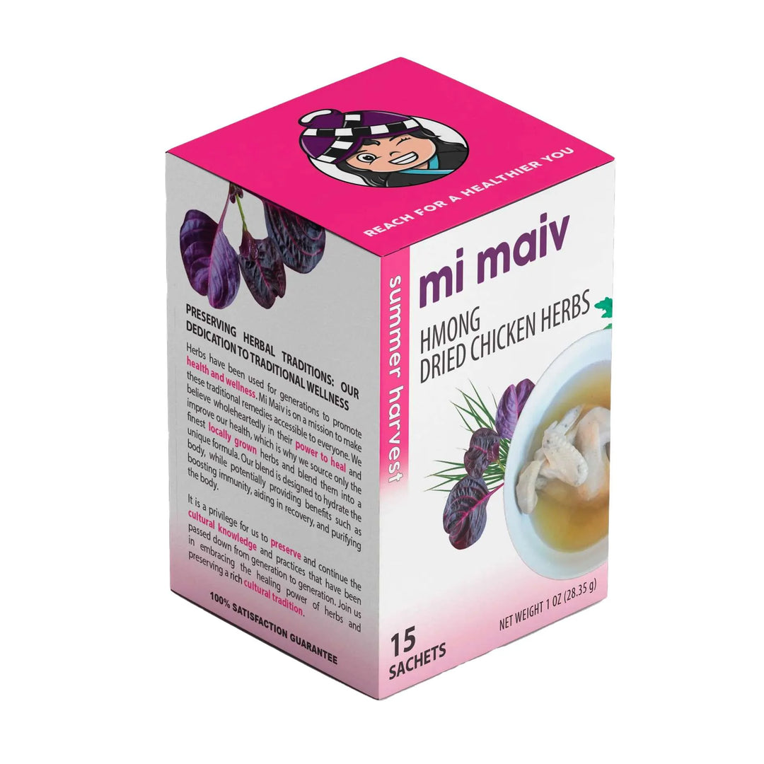 Mi Maiv Hmong Dried Chicken Herbs Summer Harvest