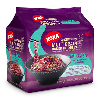 Koka Multigrain Baked Noodles Mala Stirfry Flavour | SouthEATS