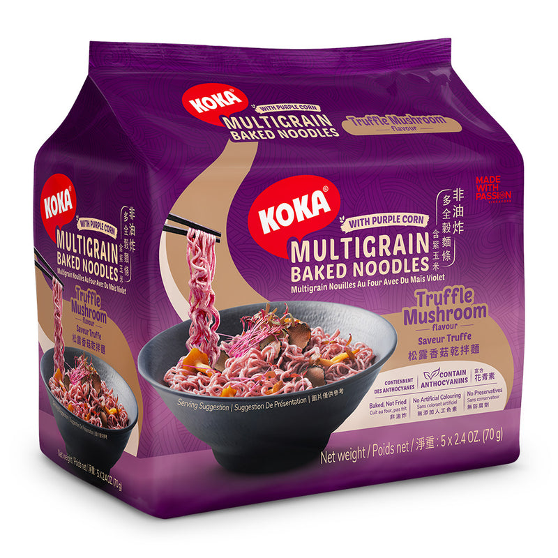 Koka Multigrain Baked Noodles Truffle Mushroom Flavour | SouthEATS