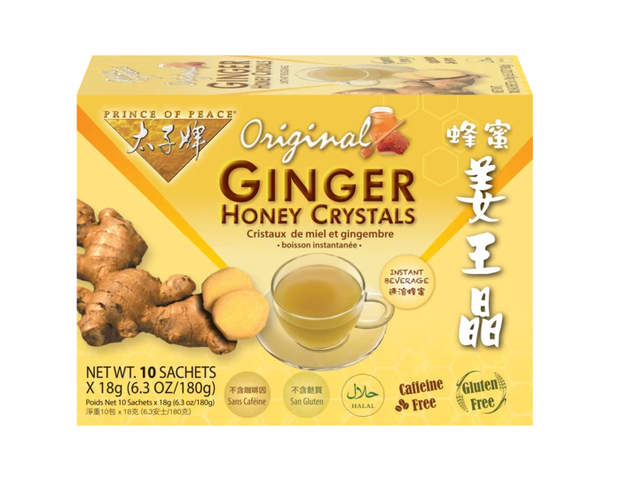 Prince of Peace Original Ginger Honey Crystals Instant Beverage