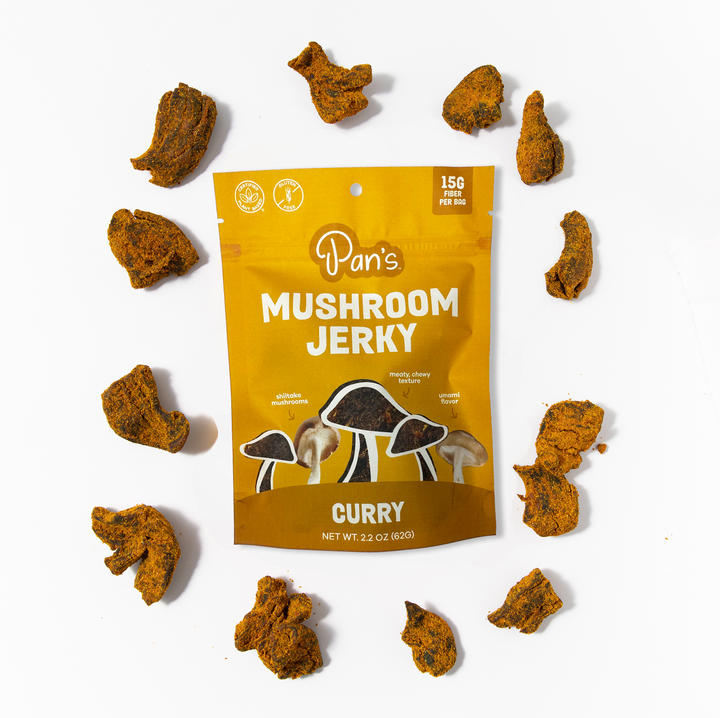 Pan's Mushroom Jerky Curry Flavor
