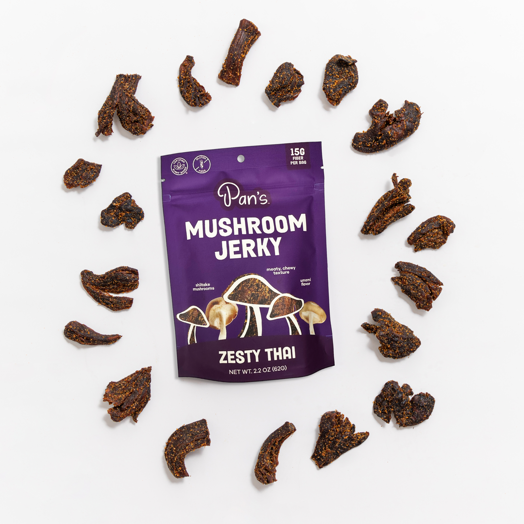 Pan's Mushroom Jerky Zesty Thai Flavor